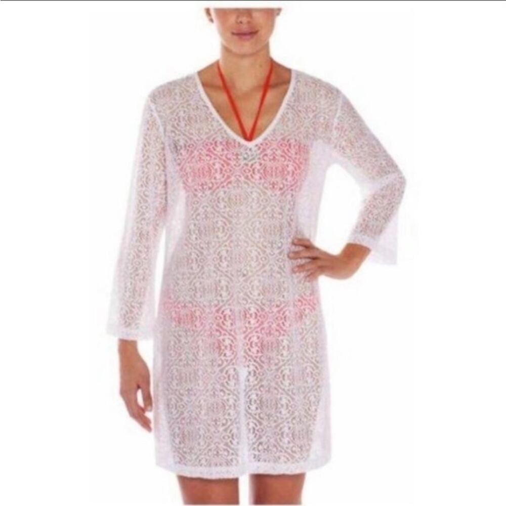 Mario Serrani Swim Cover Up Dress Women's L